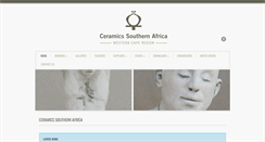 Desktop Screenshot of ceramics-sa-cape.co.za