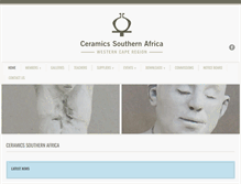 Tablet Screenshot of ceramics-sa-cape.co.za
